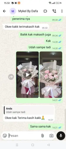 Testimonial Buket Bunga sudirman