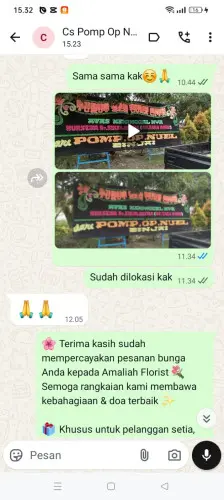 Testimonial Papan Bunga sudirman