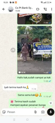 Testimonial Papan Bunga sudirman